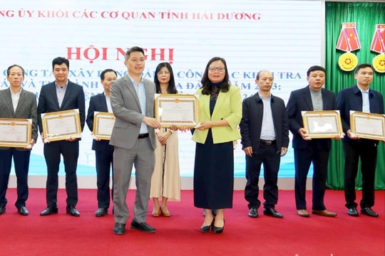 Đảng ủy Khối các cơ quan tỉnh Hải Dương chú trọng nâng cao chất lượng tổ chức đảng, đảng viên