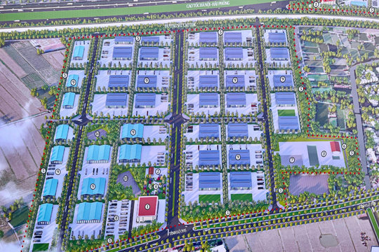 Cụm công nghiệp Yết Kiêu (Gia Lộc) rộng gần 62 ha