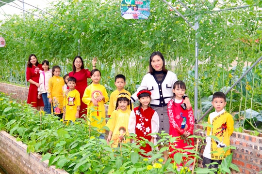 Phong Co clean agricultural farm full of Tet style