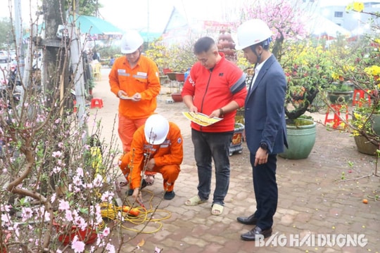 Sản lượng điện tiêu thụ dịp Tết ở Hải Dương có thể tăng 1 triệu kWh/ngày