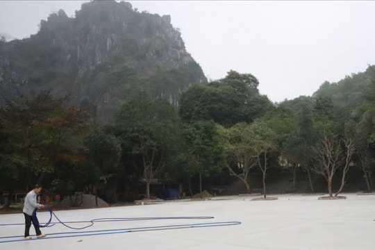 Chùa Nhẫm Dương đầu tư hơn 4 tỷ đồng cải tạo khuôn viên, phục vụ du khách chiêm bái đầu xuân