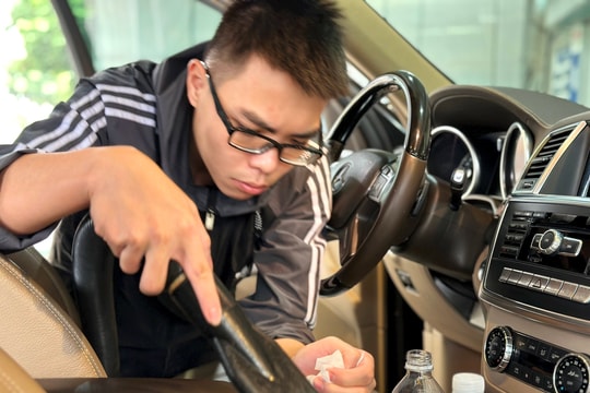 Cơ sở rửa xe ô tô ở TP Hải Dương làm không hết việc