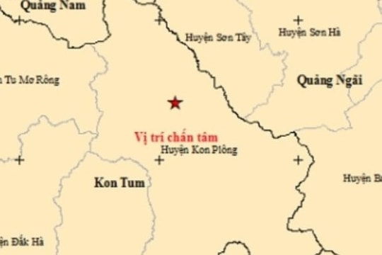 Liên tiếp xảy ra động đất tại Kon Tum ngày cận Tết