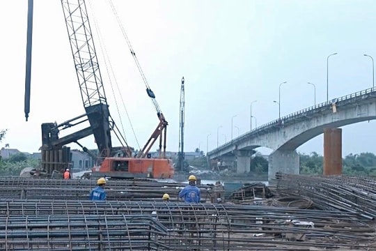 Nhiều dự án, công trình ở Hải Dương đã được thi công trở lại sau kỳ nghỉ Tết