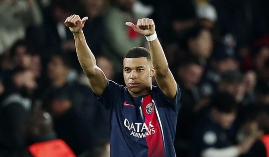 Mbappe tỏa sáng, đưa PSG tiến gần vé vào tứ kết Champions League