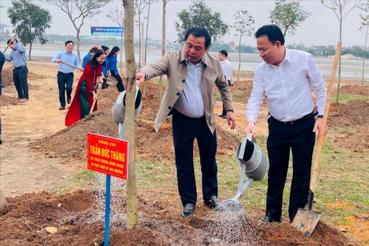 Chí Linh phấn đấu trồng hơn 180.000 cây xanh