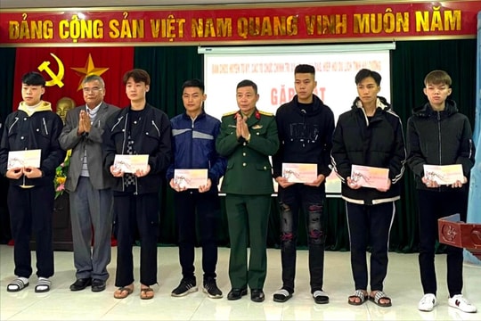 Nhập ngũ, trách nhiệm thiêng liêng của tuổi trẻ