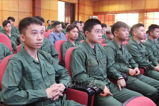 Tổ chức lễ giao nhận quân trên cả nước từ ngày 25-27/2