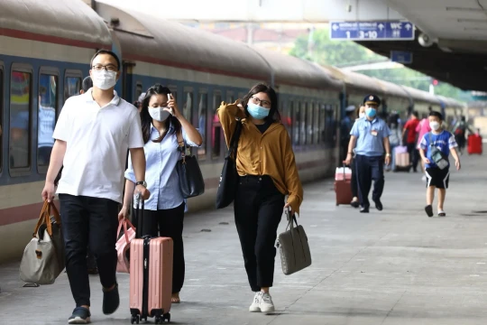 Ngành đường sắt chạy thêm tàu phục vụ nhu cầu đi lại sau Tết
