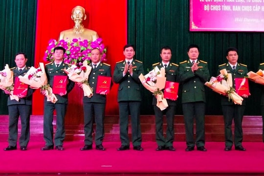 Bộ Chỉ huy Quân sự tỉnh Hải Dương giảm 2 phòng, ban sau khi sắp xếp tổ chức bộ máy