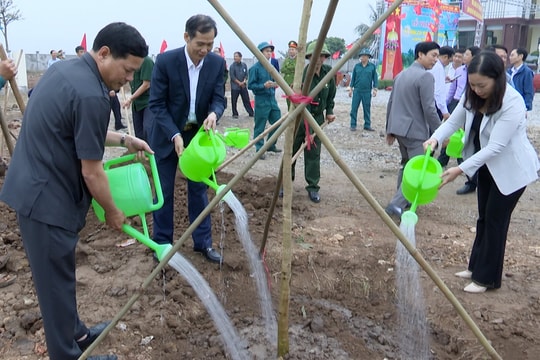 Kinh Môn phát động “Tết trồng cây đời đời nhớ ơn Bác Hồ” xuân Giáp Thìn 2024