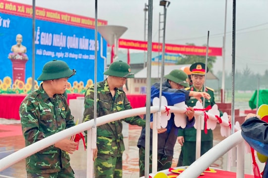Hải Dương sẵn sàng cho lễ giao nhận quân năm 2024
