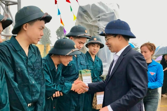Hải Dương hoàn thành gặp mặt động viên thanh niên nhập ngũ