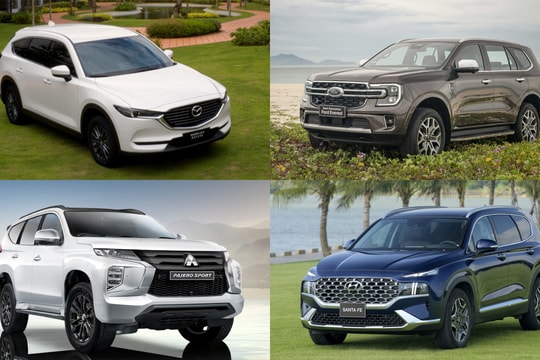 Ford Everest lấn át doanh số gầm cao cỡ D tháng 1