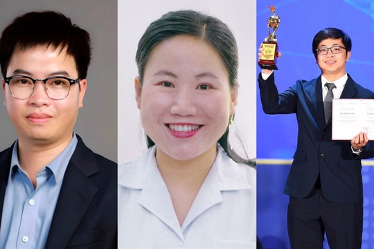 3 nhà khoa học trẻ vào top 20 Gương mặt trẻ Việt Nam tiêu biểu