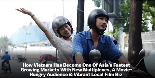 Vietnam - one of Asia’s fastest growing cinema markets: US news site