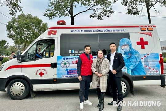 Hải Dương lần đầu có xe cứu thương “0 đồng”