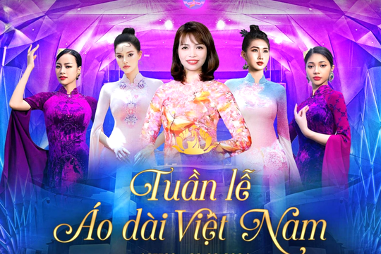 3 nhà thiết kế Hải Dương đưa hình ảnh di tích của tỉnh vào áo dài dự chương trình "Hương sắc áo dài Việt"