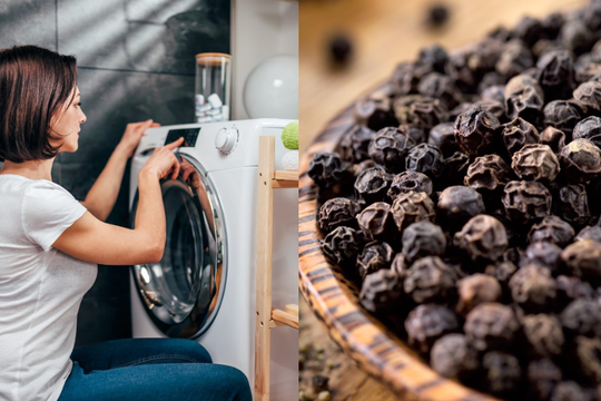 Thả tiêu đen vào máy giặt có công dụng gì?