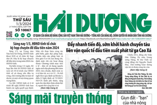 Xem gì trên báo Hải Dương ngày 1/3?