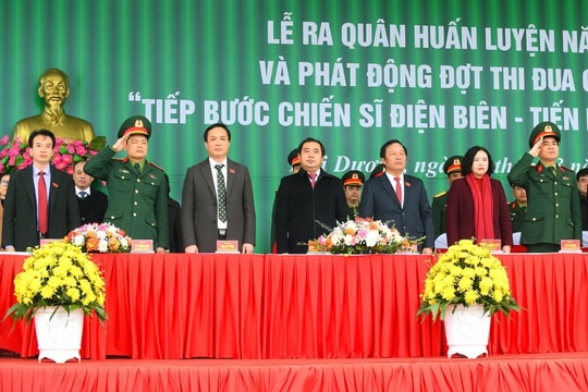 Hải Dương đồng loạt ra quân huấn luyện