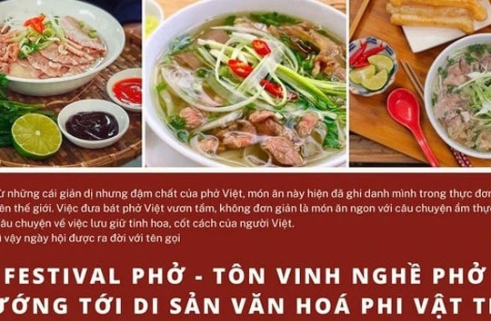 Lập hồ sơ đưa nghề làm phở trở thành di sản văn hóa thế giới