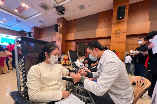 Trường Đại học Kỹ thuật y tế Hải Dương hiến hơn 500 đơn vị máu