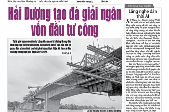 Xem gì trên báo Hải Dương ngày 4/3?