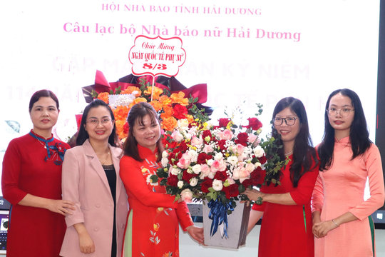 Nâng cao sức khỏe cho các nữ nhà báo Hải Dương