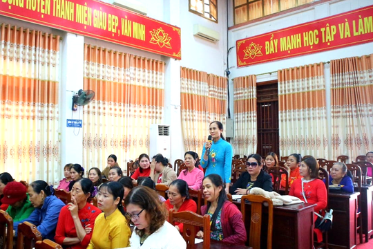 Tạo điều kiện cho phụ nữ Thanh Miện khởi nghiệp thành công