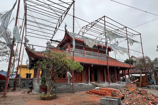 Đẩy nhanh tiến độ xây dựng Nhà tưởng niệm đồng chí Lê Thanh Nghị