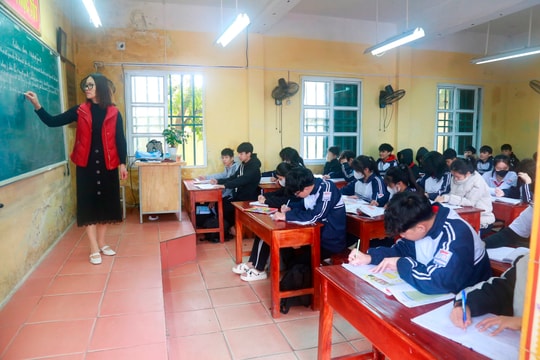Hải Dương tăng khoảng 1.600 học sinh lớp 9