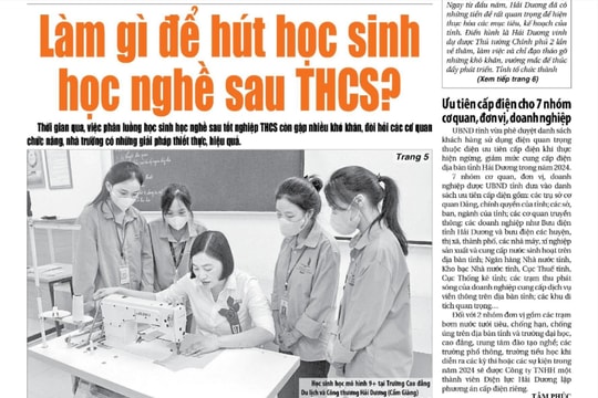 Xem gì trên báo Hải Dương ngày 6/3?