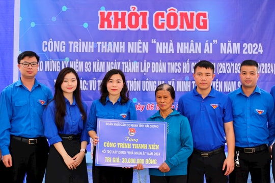 Khởi công “nhà nhân ái" cho phụ nữ đơn thân ở Nam Sách