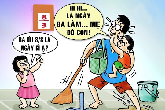 Ngày đàn ông làm... mẹ