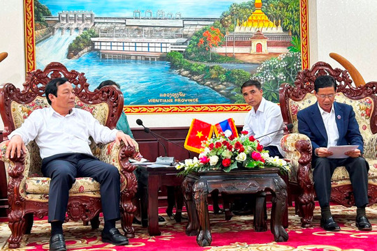 Thúc đẩy quan hệ hợp tác hữu nghị Hải Dương - Viêng Chăn