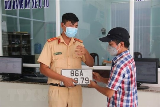 Bộ Công an phê duyệt kế hoạch đấu giá biển số xe ô tô phiên thứ ba