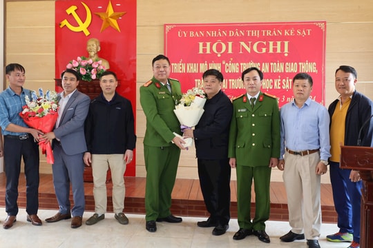 Ra mắt mô hình “Cổng trường an toàn về giao thông, trật tự” đầu tiên ở huyện Bình Giang