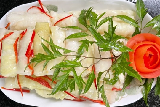Lạ miệng món rau cải bắp chua ngọt