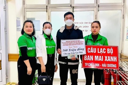 Học sinh Chí Linh gặp nạn vì máy tính phát nổ đã về nhà, được ủng hộ hơn 250 triệu đồng