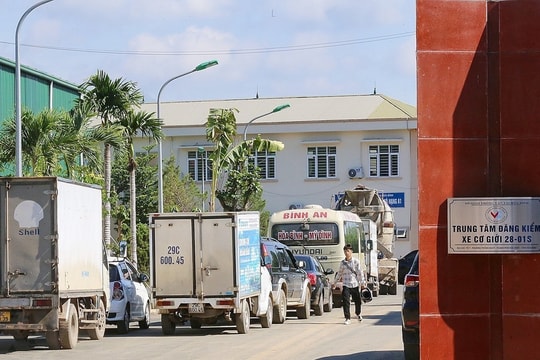 Tòa tuyên án với các bị cáo thuộc Trung tâm Đăng kiểm xe cơ giới 28-01S