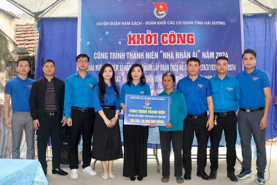 Tuổi trẻ Đoàn Khối các cơ quan tỉnh Hải Dương xung kích tình nguyện vì cuộc sống cộng đồng