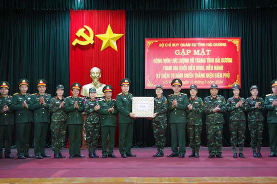 13 quân nhân ở Hải Dương tham gia Lễ diễu binh, diễu hành kỷ niệm 70 năm Chiến thắng Điện Biên Phủ