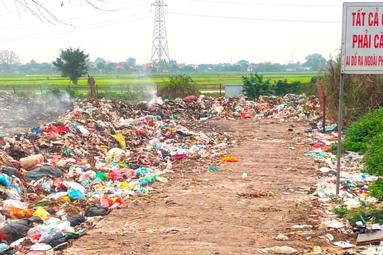 Cẩm Giang xử lý rác thải khó khăn