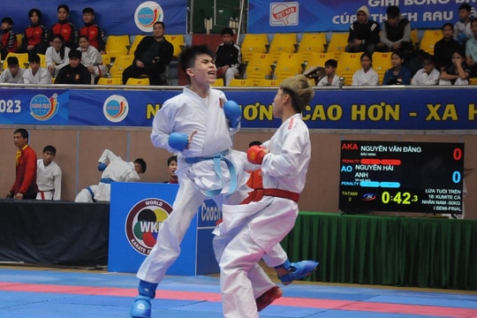375 võ sĩ tranh Giải vô địch karate miền Bắc tại Hải Dương