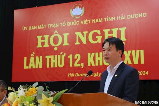 Uỷ ban MTTQ tỉnh Hải Dương lấy ý kiến về công tác nhân sự chuẩn bị đại hội