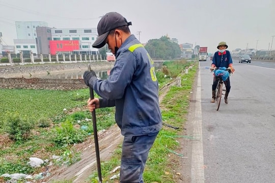 Đã xử lý ụ bê tông nhựa "bẫy" người đi trên quốc lộ 5 đoạn qua xã Cộng Hòa