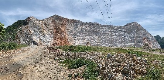 Đóng cửa mỏ đá vôi Áng Bát ở Kinh Môn