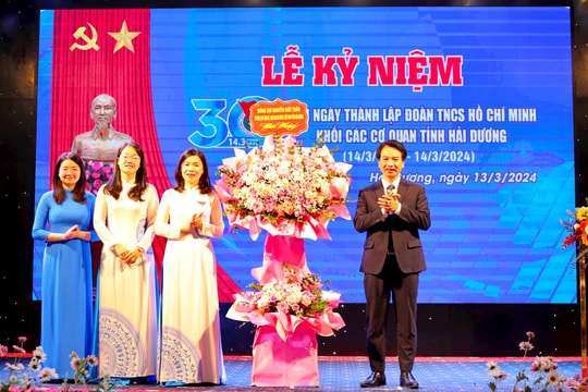 Đoàn Khối các cơ quan tỉnh Hải Dương kỷ niệm 30 năm thành lập