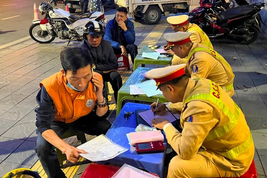 Xuyên đêm xử lý "thần cồn"